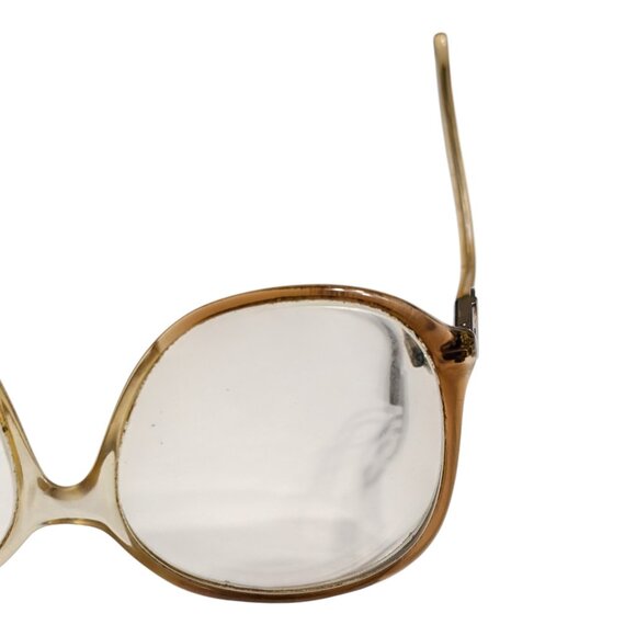 Vtg 70s 80s Drop Arm Oversized Eyeglasses Frames Frame Only - Picture 9 of 11
